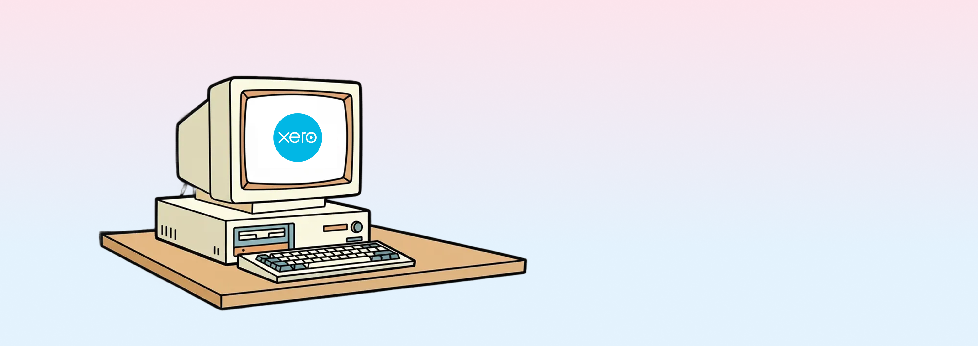 Stylized halftone image of a mountain peak with a beige sky