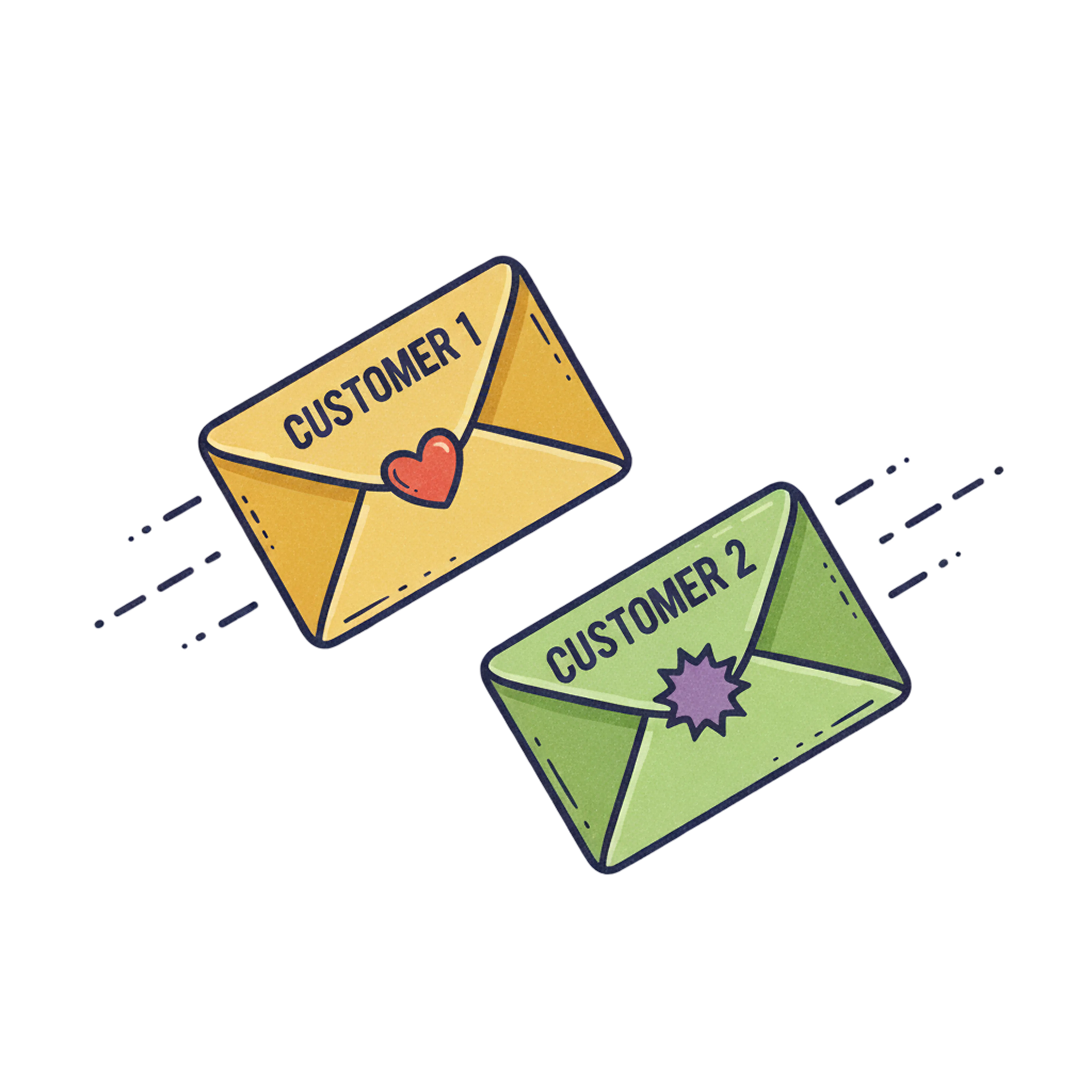 Different reminder workflows for different customer groups