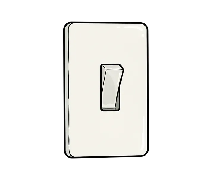 Light switch illustration