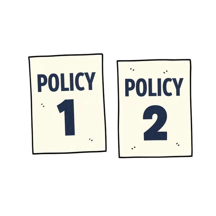 How to run two different late payment fee policies for different customers